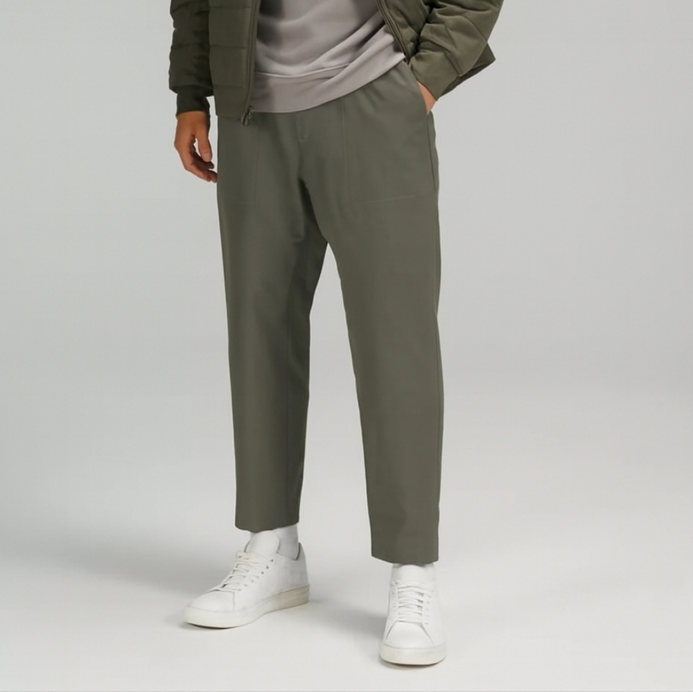 Lululemon Pants Utilitech Pull-On Relaxed-Fit LM5AHDS Pockets Green XXL 39x27